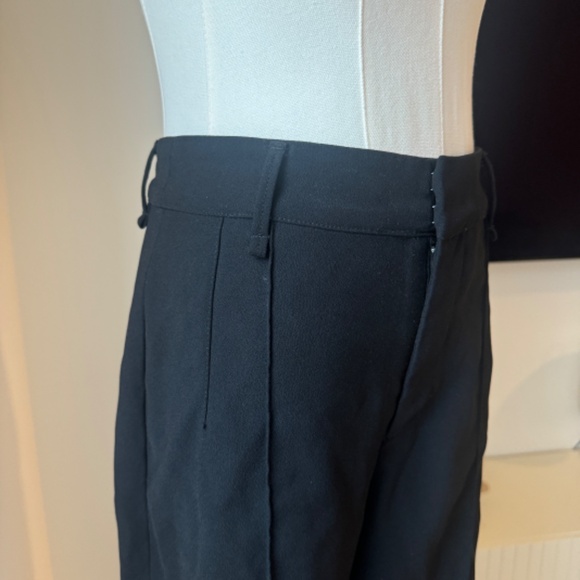 Mango Straight Trousers with Openings Black - Size 2 - Picture 4 of 7